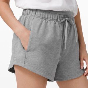 Lululemon Inner Glow Short 3" Heathered Core Medium Grey